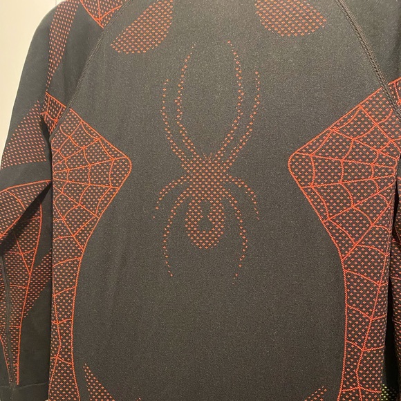 One set of Spyder Caden base layer top and bottoms red or green L/XL kids - Picture 5 of 15